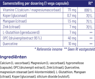 Gebufferde Vitamine C (180 caps)